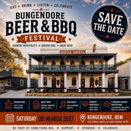 Bungendore Beer & BBQ Festival 2027 – Australia